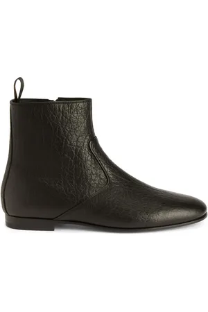 Giuseppe Zanotti Ron leren enkellaarzen