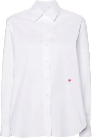 Moschino Blouse met geborduurd hart