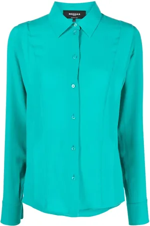Rochas Blouse met puntkraag