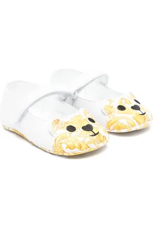 VERSACE Leren ballerina