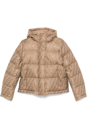 Fendi Gewatteerd jack met logo