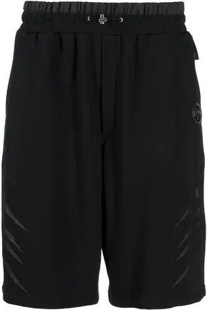 Philipp Plein Gestreepte joggingshorts