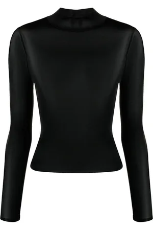 Courrèges Top met geborduurd logo
