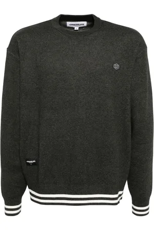 Chocoolate Trui met logopatch