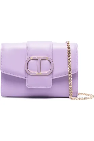 Twin-Set Amie crossbodytas met logoplakkaat