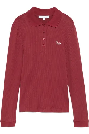 Maison Kitsuné Geribbelde top