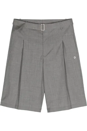Etudes Cooper wollen geplooide shorts