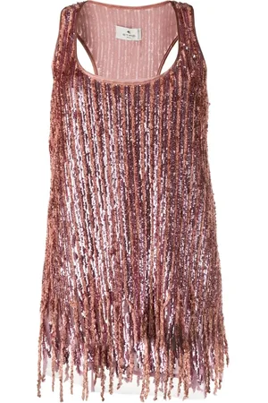 Etro Tanktop met pailletten