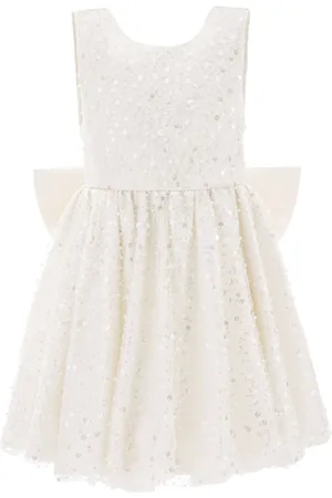 Tulleen Jurk met strikdetail