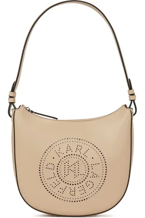 Karl Lagerfeld K/Circle Moon schoudertas met geperforeerd logo