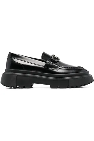 Hogan Loafers met plateauzool