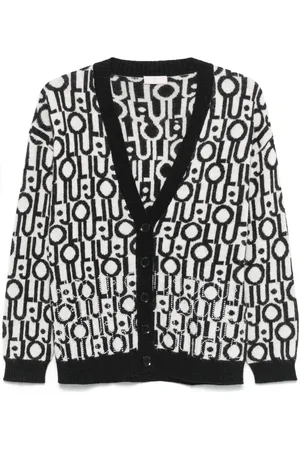 Liu Jo Vest met logo jacquard
