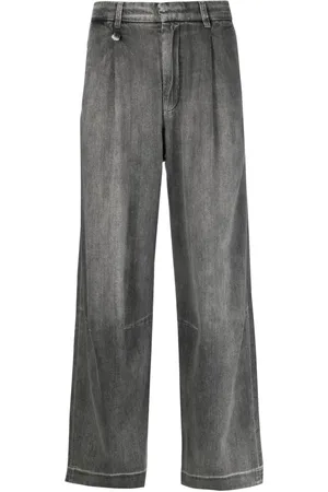 R13 Jeans met wijde pijpen