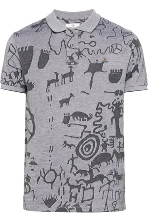 Vivienne Westwood Poloshirt met grafische print