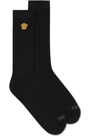 VERSACE Geribbelde sokken met Medusa