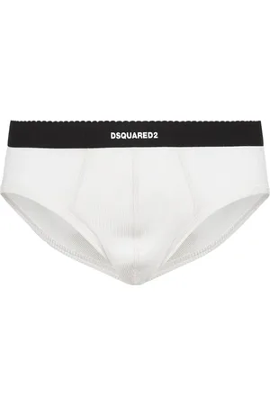 Dsquared2 Geribbelde slip met logoband