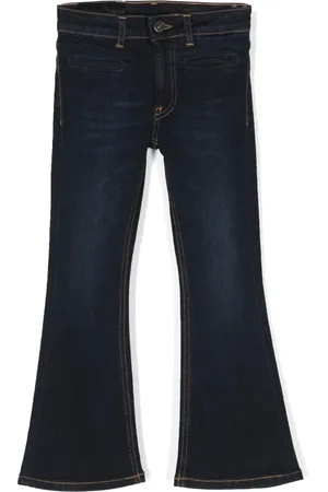 Dondup Jeans met logoplakkaat