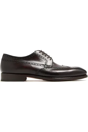 Magnanni Leren brogues
