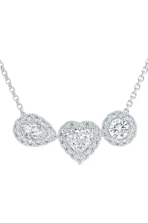 De Beers 18kt witgouden halsketting