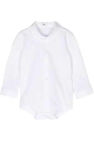Il gufo Katoenen romper met klassieke kraag