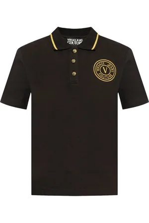 VERSACE Poloshirt met geborduurd logo