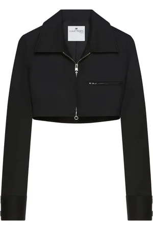 Courrèges Cropped jack verfraaid met logo