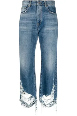 Stella McCartney Jeans met gerafeld