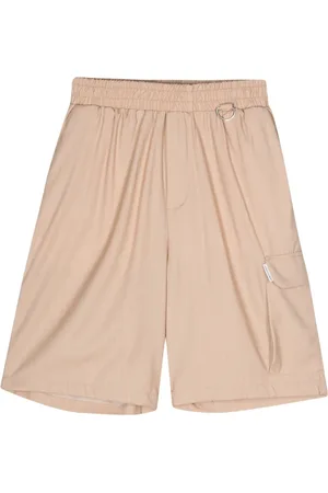 Family First Gestreepte twill shorts