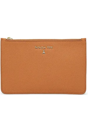 Patrizia Pepe Leren clutch