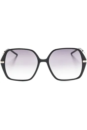 HUGO BOSS Zonnebril met vierkant montuur