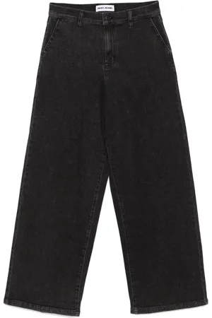 DKNY High waist jeans met wijde pijpen