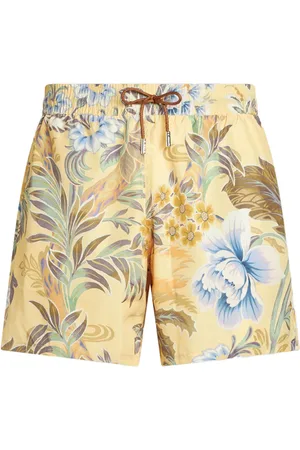 Etro Zwembroek met bloemenprint
