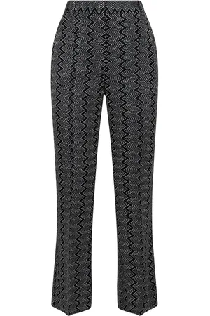 Missoni Broek met zigzag patroon