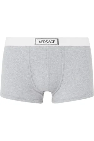 VERSACE Geribbelde boxershorts met 90s logo