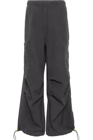 BARROW Katoenen broek met wijde pijpen en vlakken