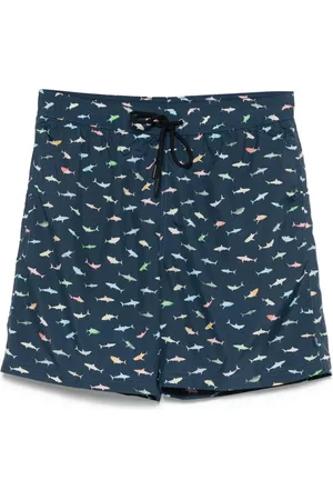 Paul & Shark Zwembroek met haaienprint