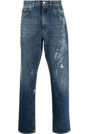 MARTINE ROSE Straight jeans met wassing