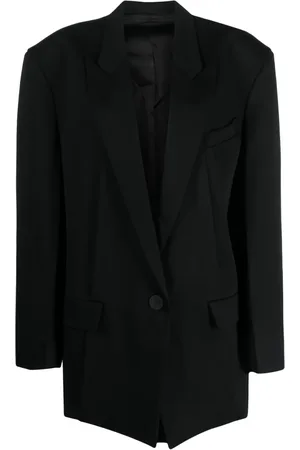 The Attico Blazer met enkele rij knopen