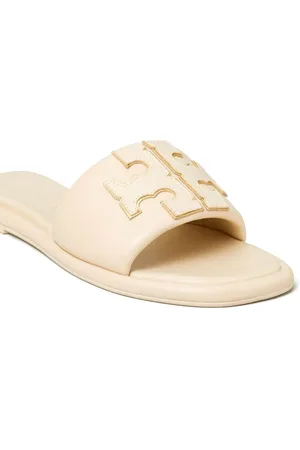 Tory Burch Slippers met dubbele T