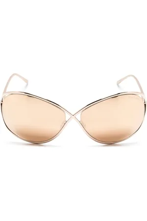 Tom Ford Nicoletta zonnebril met oversized montuur