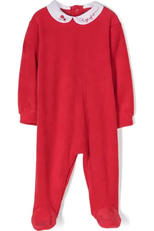 Il gufo Romper met geborduurd logo