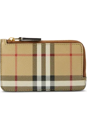 Burberry Geruite portemonnee