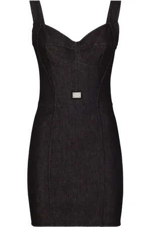 Dolce & Gabbana Jurk met logoplakkaat