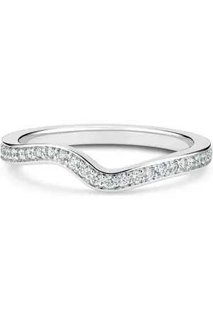 De Beers Caress platinum ring met diamant