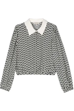Twin-Set Crêpe de chine blouse met print