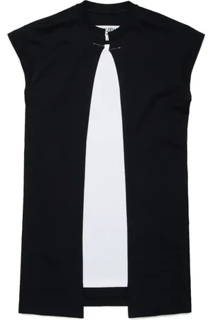 Maison Margiela Asymmetrische jurk met vlakken