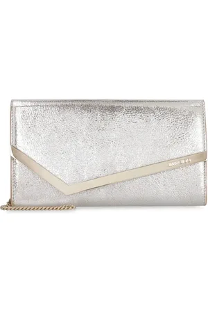 Jimmy Choo Emmie leren clutch