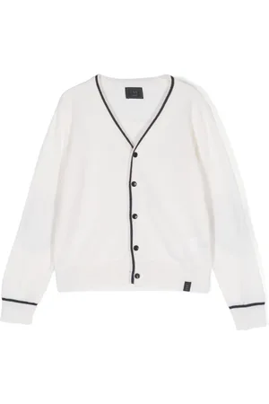 FAY Vest met contrasterende afwerking