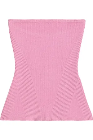 Apparis Ribgebreide bandeau top