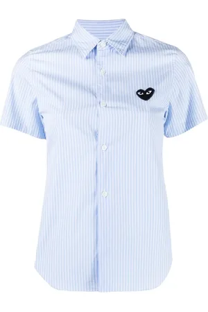 Comme des Garçons Blouse met krijtstreep